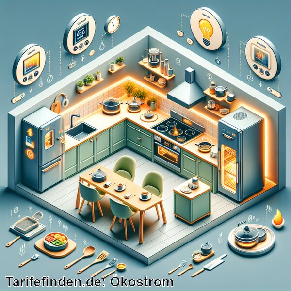 Strom sparen in der Küche – Kochen & Kühlen effizient