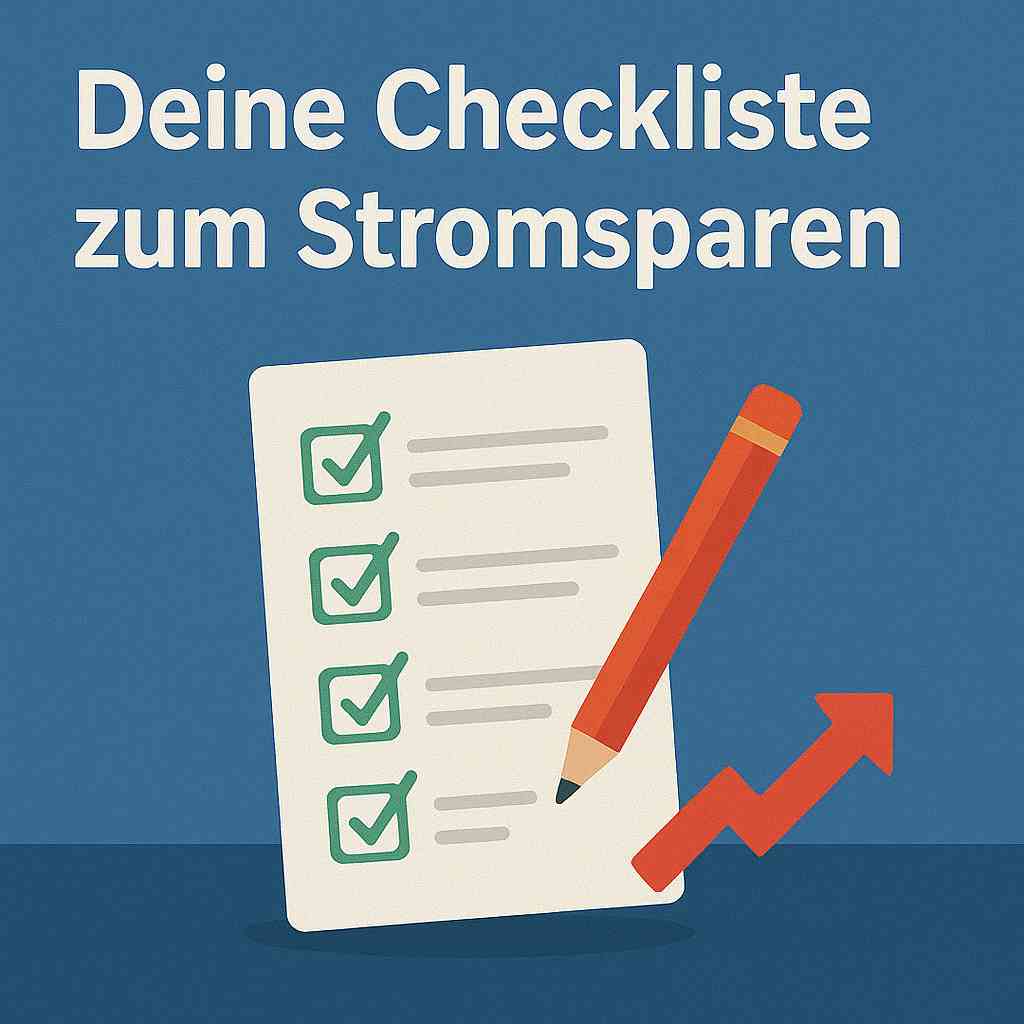 Deine Checkliste zum Stromsparen