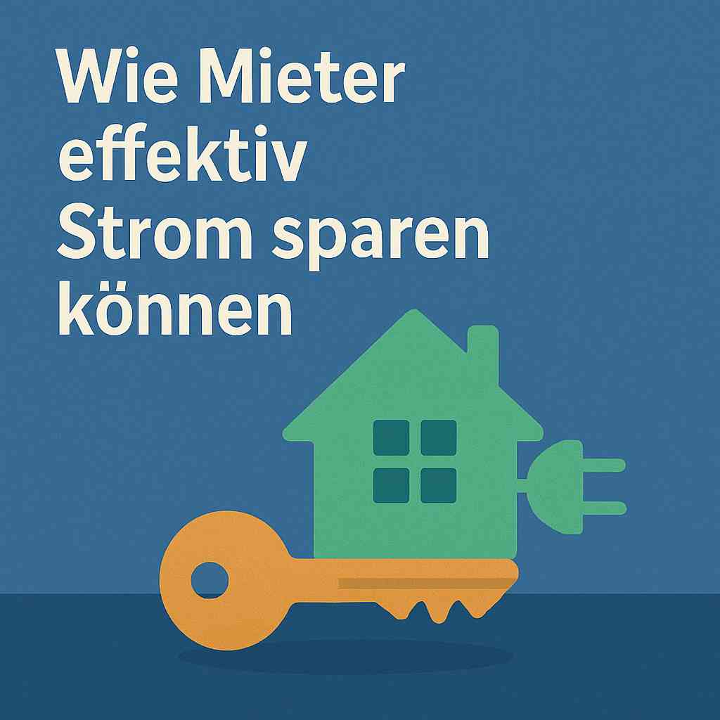 Wie Mieter effektiv Strom sparen können