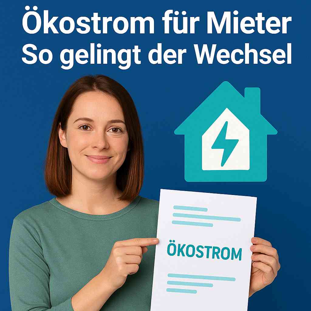 Ökostrom für Mieter – So gelingt der Wechsel