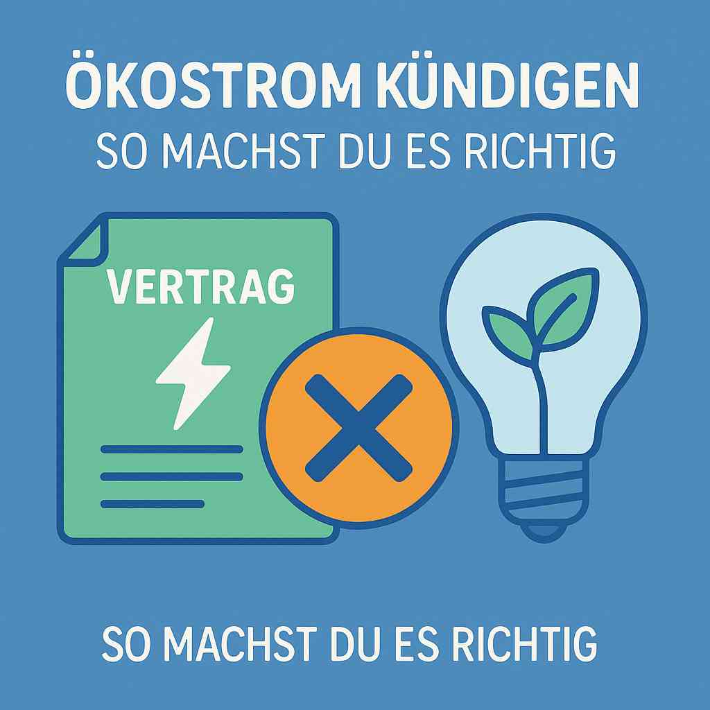 Ökostrom kündigen – So machst du es richtig