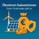Ökostrom-Subventionen – Diese Förderungen gibt es