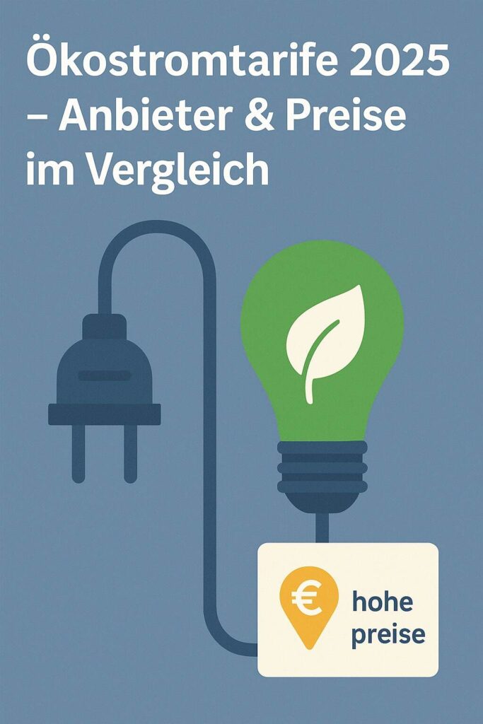 Ökostromtarife 2025 – Anbieter & Preise im Vergleich