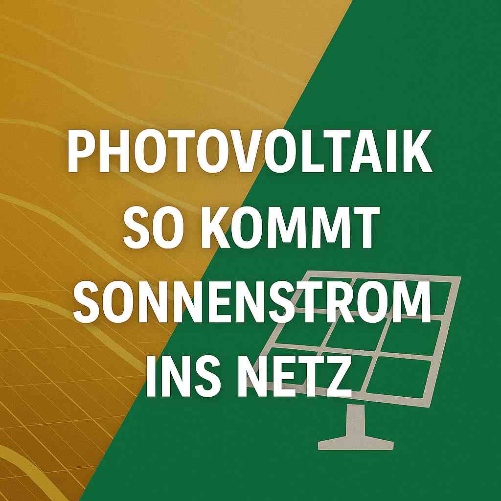 Photovoltaik – So kommt Sonnenstrom ins Netz
