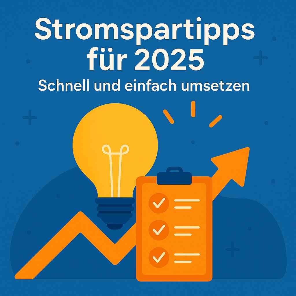 Stromspartipps für 2025 – Schnell und einfach umsetzen