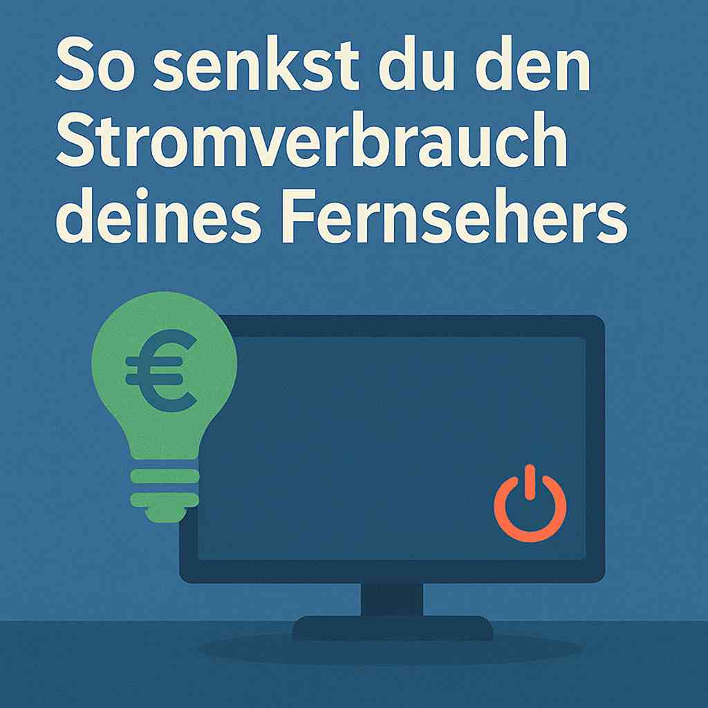 So senkst du den Stromverbrauch deines Fernsehers