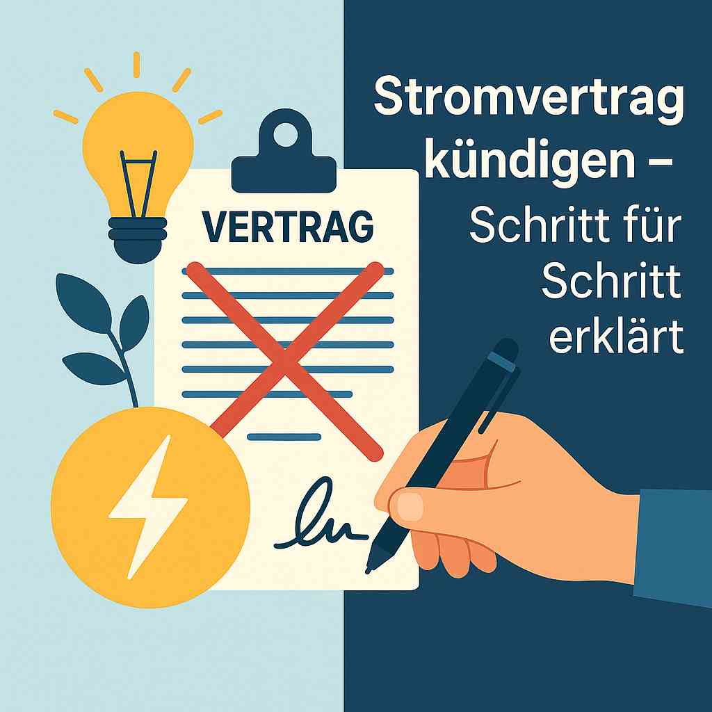 Stromvertrag kündigen – Schritt für Schritt erklärt