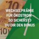 Wechselprämie für Ökostrom – So sicherst du dir den Bonus
